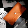 Slim PU Leather Envelope Wallet