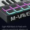 Portable 25-Key MIDI Controller with Pads and Wireless Connectivity