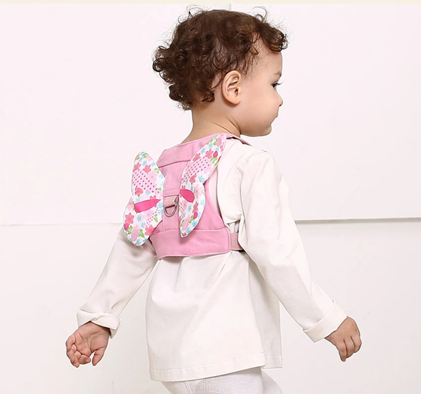 Toddler Safety Harness with Cute Backpack and Parent Wristband
