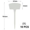 Yellow T-Type Garden Plant Labels with Stakes