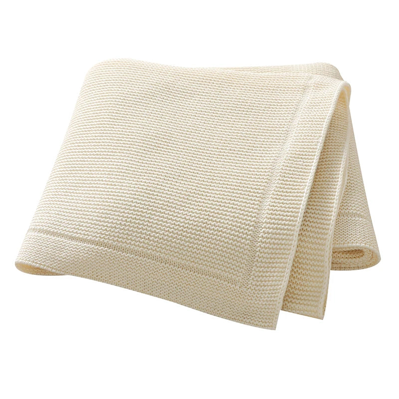 Soft Cotton Baby Swaddle Blanket – All-Season, Multi-Use