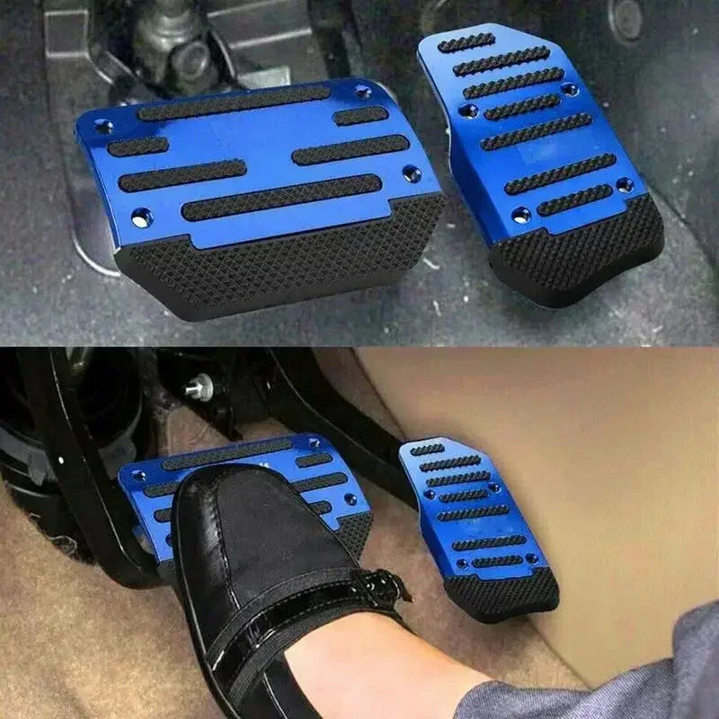 Non-Slip Aluminum Pedal Covers for Gas and Brake