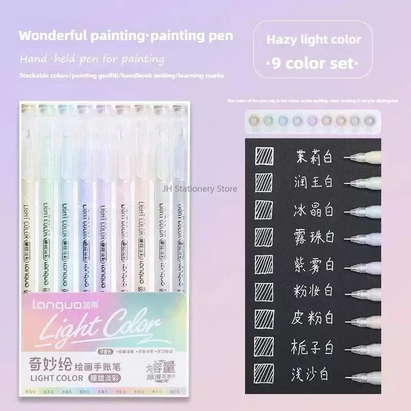 3D Embossed Acrylic Gel Pens - 6/144 Color Options