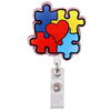 Glitter Acrylic Retractable ID Badge Reel