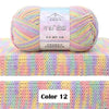 Combed Cotton Blend Gradient Yarn – 4-Ply, 50g Balls