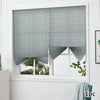 Self-Adhesive Pleated Blackout Blinds