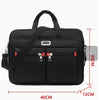 Classic Oxford Laptop Briefcase with Multiple Pockets