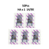 50 pieces of HA sewing machine needles in 14/90 sizes packaged for sewing