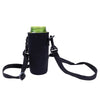 Manchon isotherme pour grandes bouteilles d'eau - Noir (9 x 26 cm)