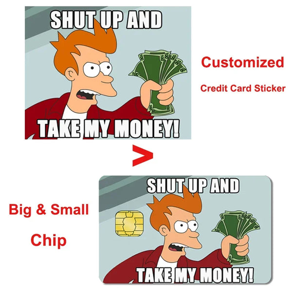 Custom PVC Card Sticker