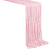 Sage Green Gauze Table Runner