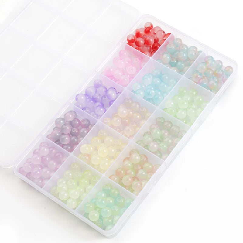 28-Color Glass Bead Jewelry Making Kit