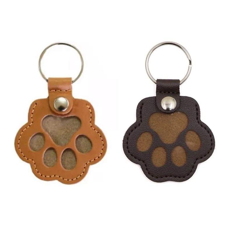 PU Leather Pet Memorial Keychain