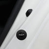 Black shock-absorbing door cushion set for car trunk sound insulation