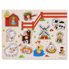 Wooden Alphabet Puzzle Board for Toddlers