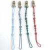 Silicone Pacifier Clip with Anti-Loss Chain