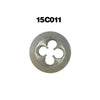 A circular metal component with a four-leaf pattern cutout, identified as part of an airless sprayer pump repair kit.