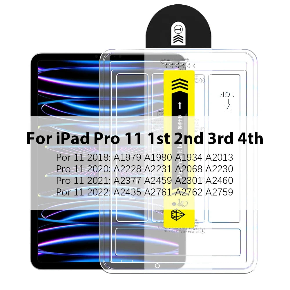 Premium Tempered Glass Screen Protector for iPad (Multiple Models)