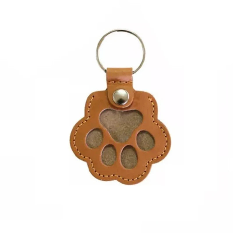 PU Leather Pet Memorial Keychain