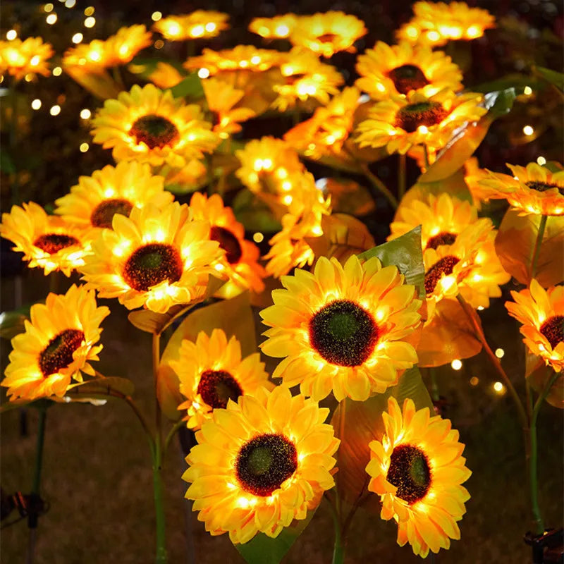 Lumière de Jardin en Soleil Levant LED à Énergie Solaire