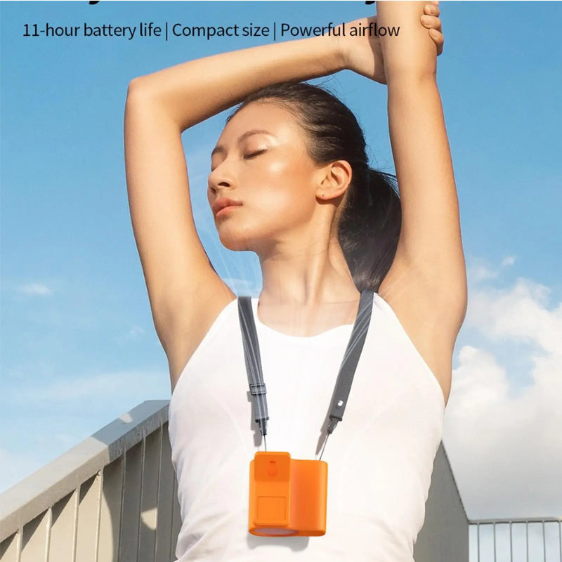 Portable Clip-On Fan with LED Display