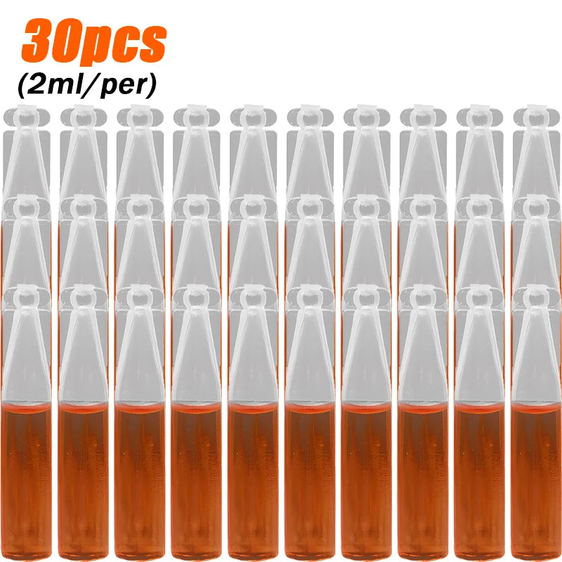 30 pieces of fruit fly traps with 2ml of lure per trap in glass vials