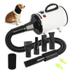 High-Power Pet Grooming Dryer with Adjustable Speed & Temperature