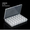 Clear 28-Slot Craft Organizer for Nail Art, Jewelry, and Small Supplies
