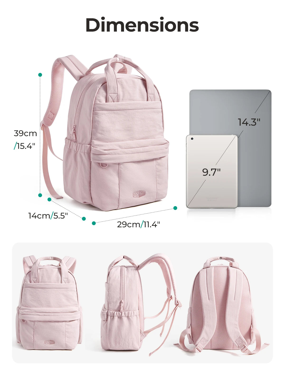 Lightweight Travel Laptop Backpack with Large Capacity