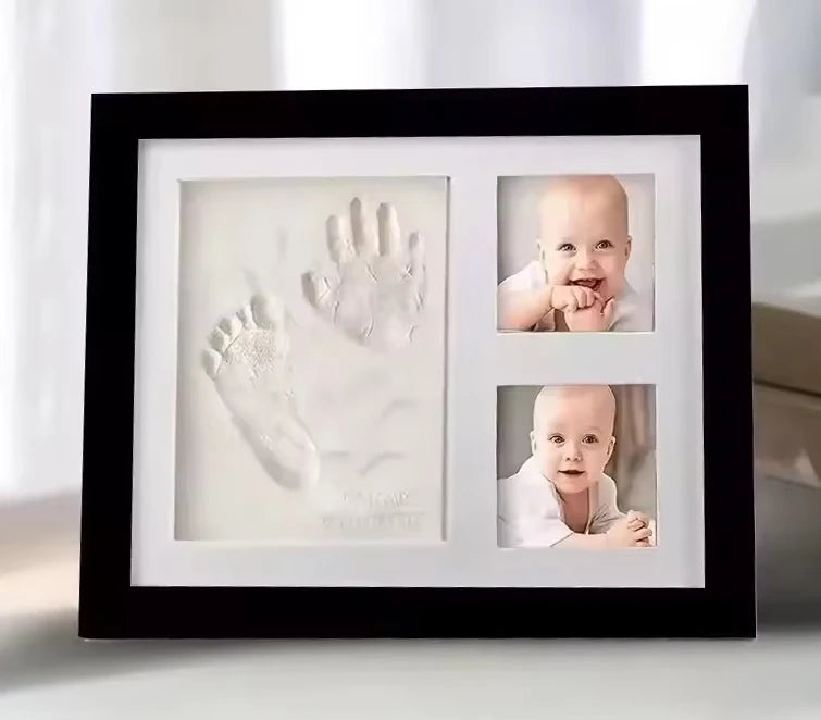 Baby Hand and Footprint Clay Keepsake Frame