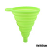 Collapsible Silicone Funnel for Engine Oil and Washer Fluid