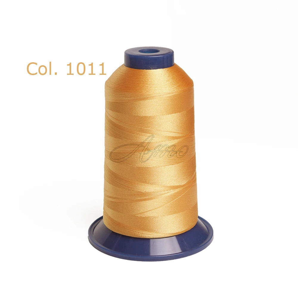 High-Tenacity Polyester Embroidery Thread (120D/2, 40wt) for Home & Industrial Machines