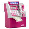 Interactive ATM Money Box for Kids with Card Swipe and Password Access