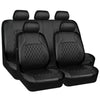 Premium PU Leather Car Seat Cover Set – Full Protection for Sedans, SUVs & Trucks