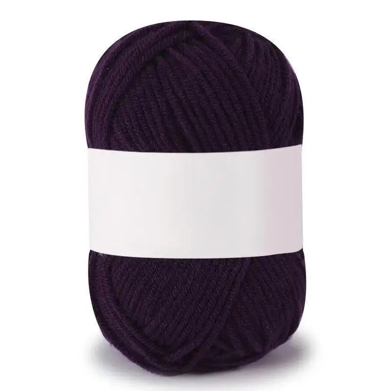 Soft Milk Cotton Knitting Yarn – Anti-Pilling 4ply Yarn for Crochet & Knitting