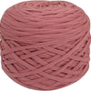 Eine Kugel dicker rosa Polyester-Strang zum DIY-Basteln.