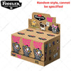 A box of Fuggler Alley Cats plush keychains and toys featuring various ugly monster designs.