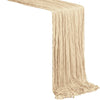 Sage Green Gauze Table Runner