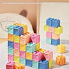 Soft Rubber Building Blocks Set for Babies – Safe, Chewable, and Educational Sensory Toy
