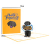 3D Pop-Up Father's Day Greeting Card with Notecard