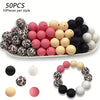Soft Silicone Floral Beads for Jewelry Making