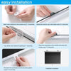 Step-by-step guide showing the easy installation of a cordless retractable roller shade using a suction cup and hook.