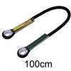 Black nylon cord loop sling with yellow and green accents, 100cm long.