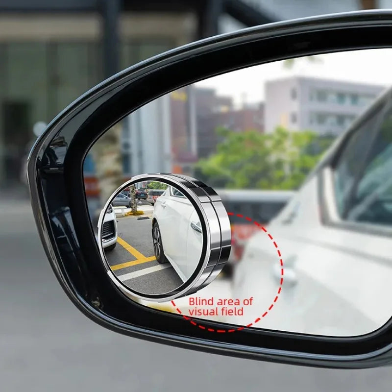 360° Rotating Car Blind Spot Mirrors with Suction Cup Mount