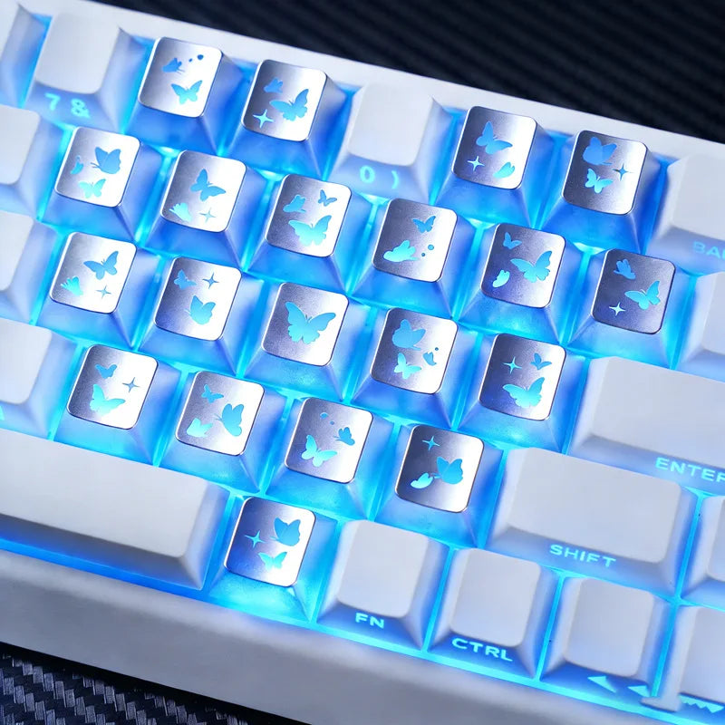 Butterfly Design Keycap Set for Mechanical Keyboards