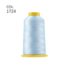 High-Tenacity Polyester Embroidery Thread (120D/2, 40wt) for Home & Industrial Machines