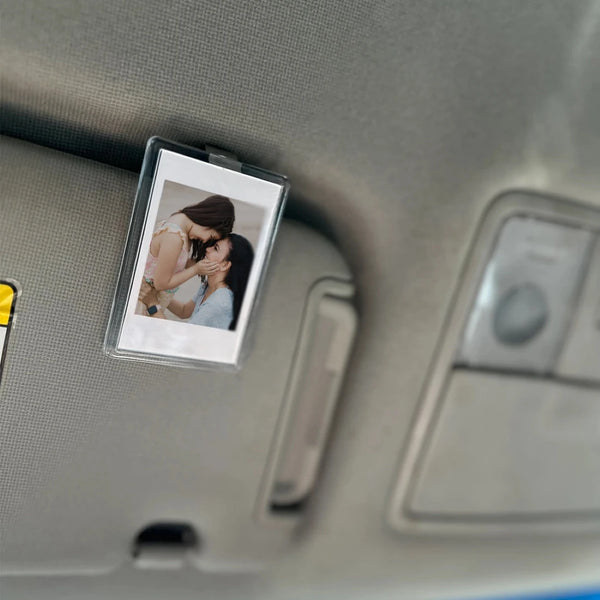 Vertical Car Visor Photo Frame Clip