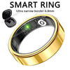 Sleek Smart Health Ring with Heart Rate & Sleep Tracking