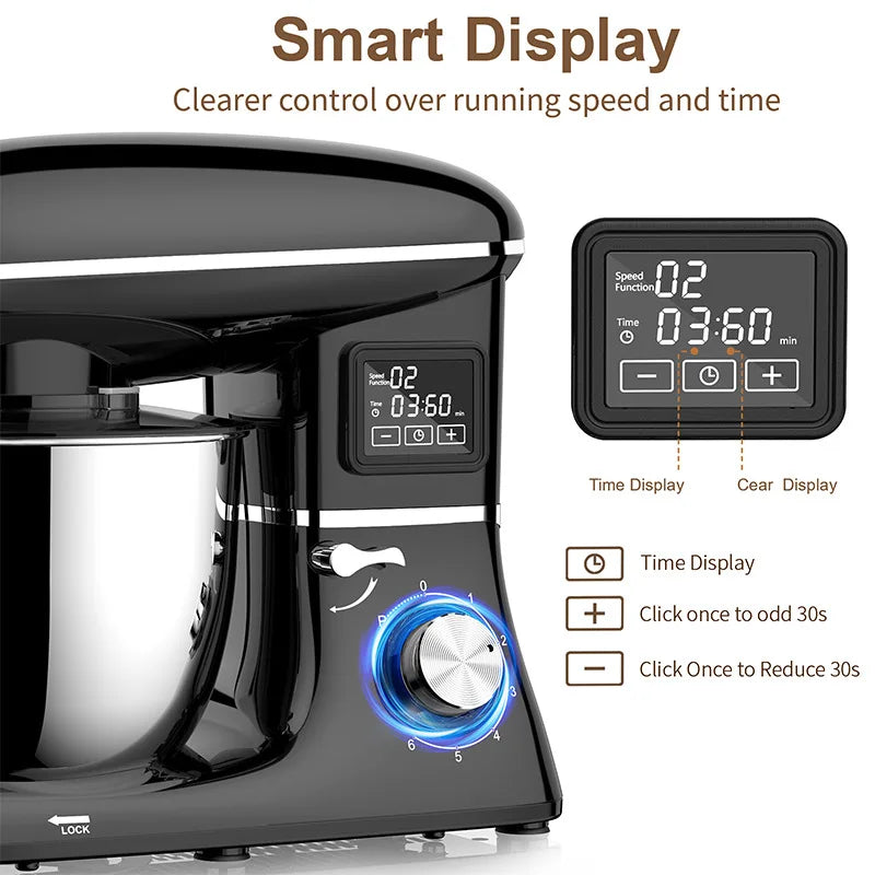 6.5L Commercial Stand Mixer with Smart Display