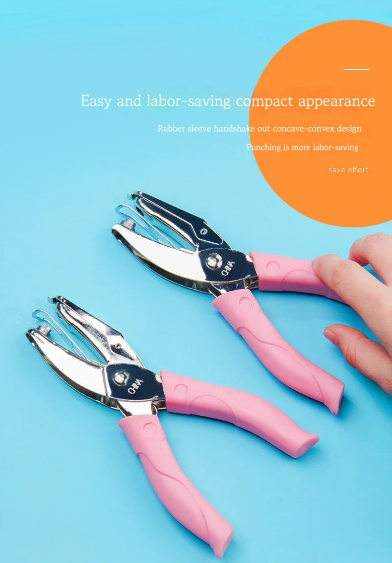 Metal Single-Hole Punch for Scrapbooking and Crafts
